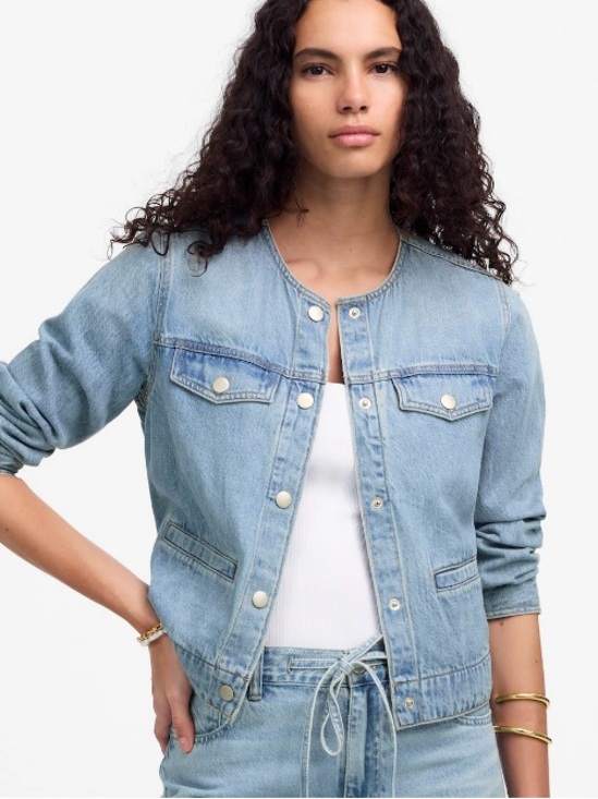 Madewell Jackets & Blazers - Madewell Cinched Lady Jacket in Ashbury Wash: Airy Denim- NWOT denim jacket